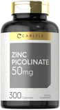 Carlyle Zinc Picolinate 50mg capsules front view