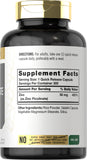 Carlyle Zinc Picolinate 50mg capsules side view