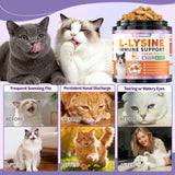 Carmelie L-Lysine Cat Supplements container with lid