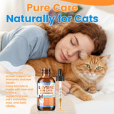 Carmelie L-Lysine for Cats 57g bottle back view