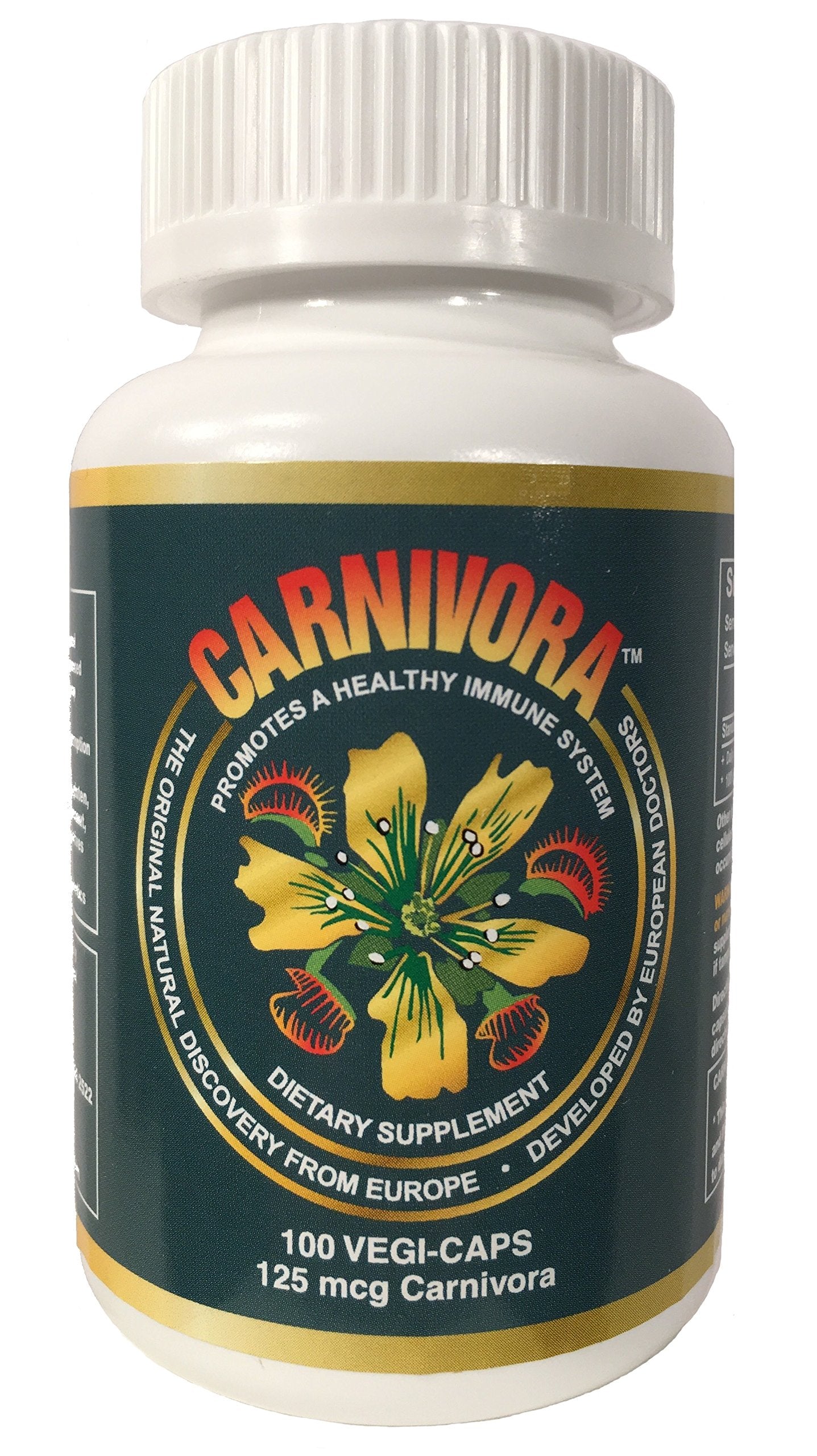 Carnivora Herbal Supplement 50g front view with packaging