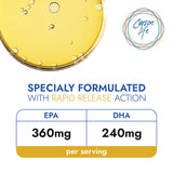 Carson Life Omega-3 EPA DHA Softgels bottle with cap