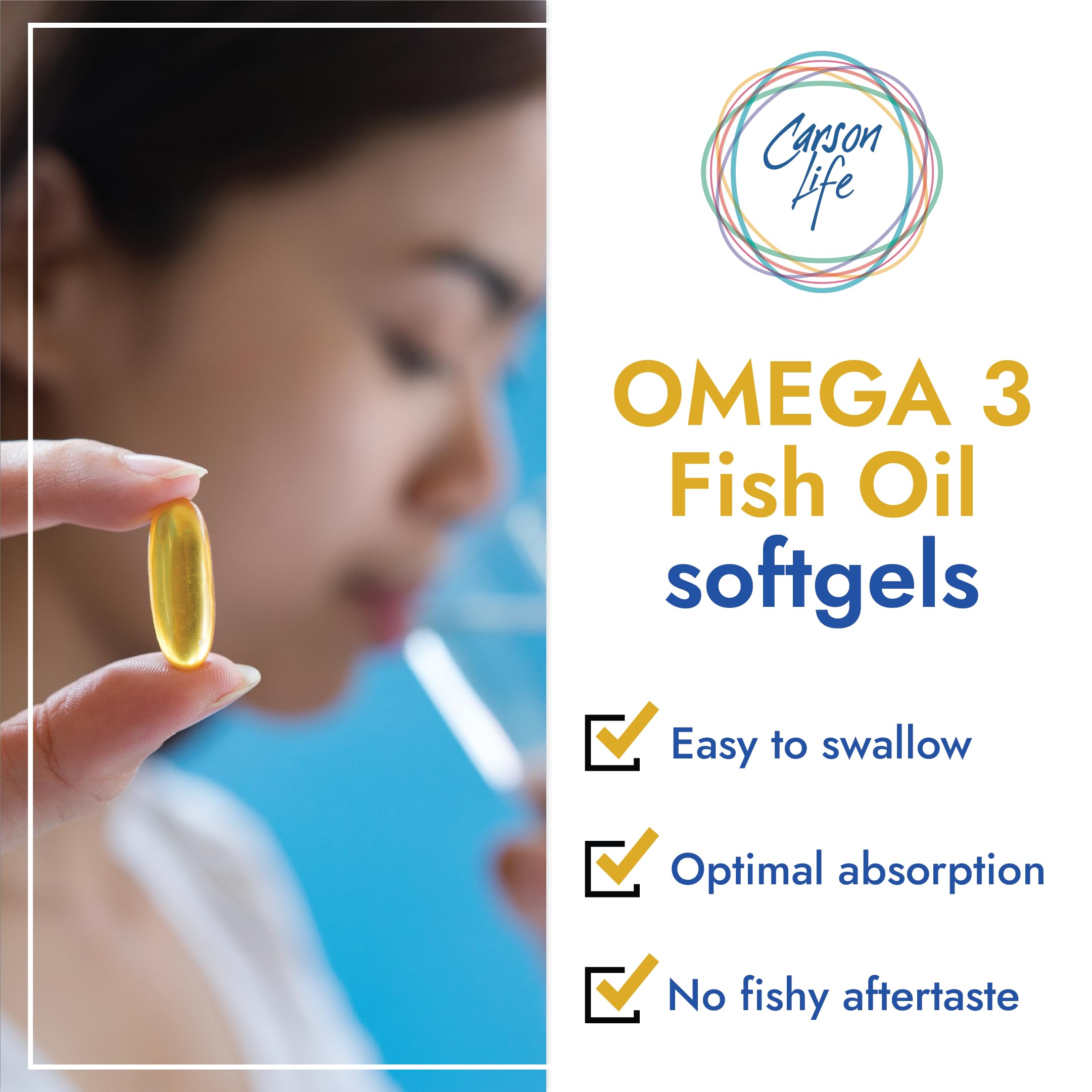 Carson Life Omega-3 EPA DHA Softgels ingredients list