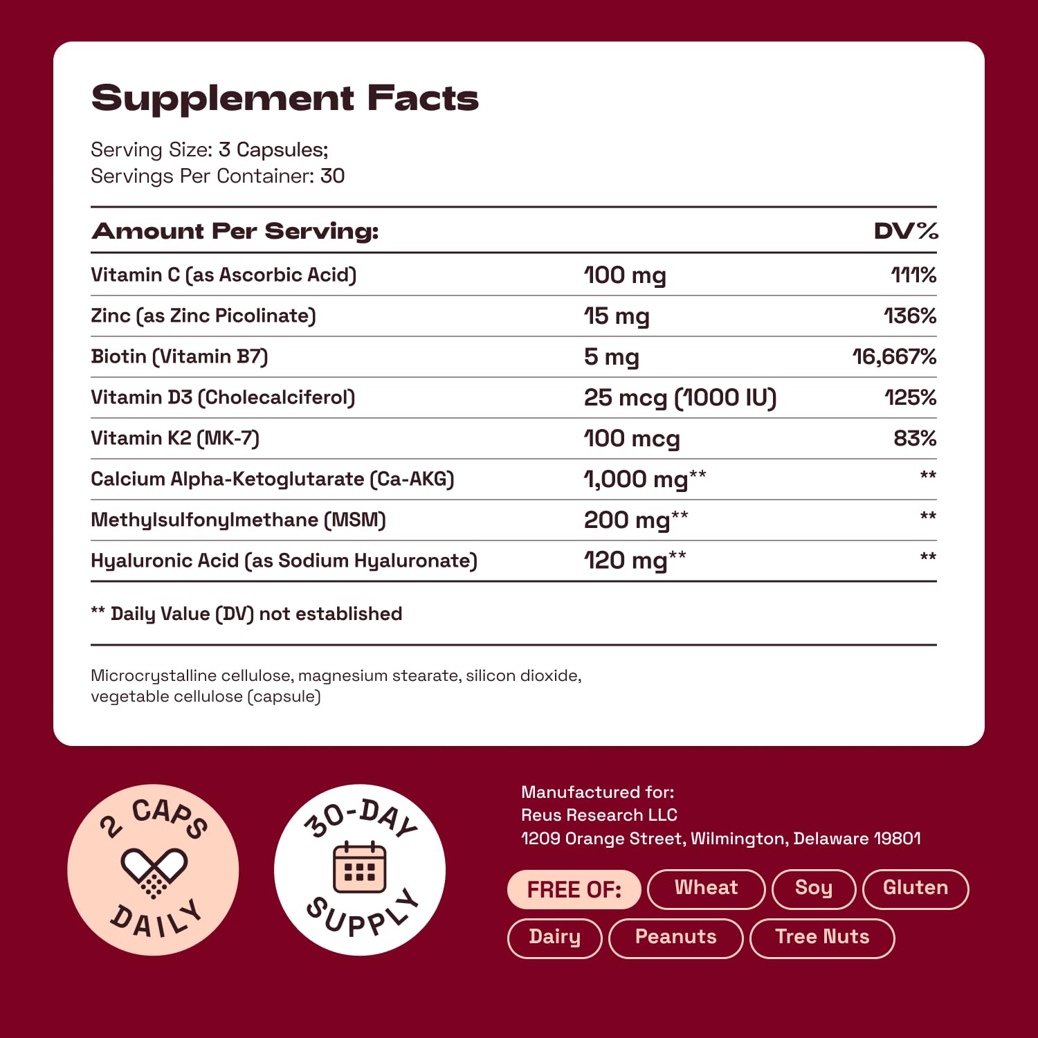 Cata-Kor Hair Skin & Nails Vitamins with Biotin lifestyle scene