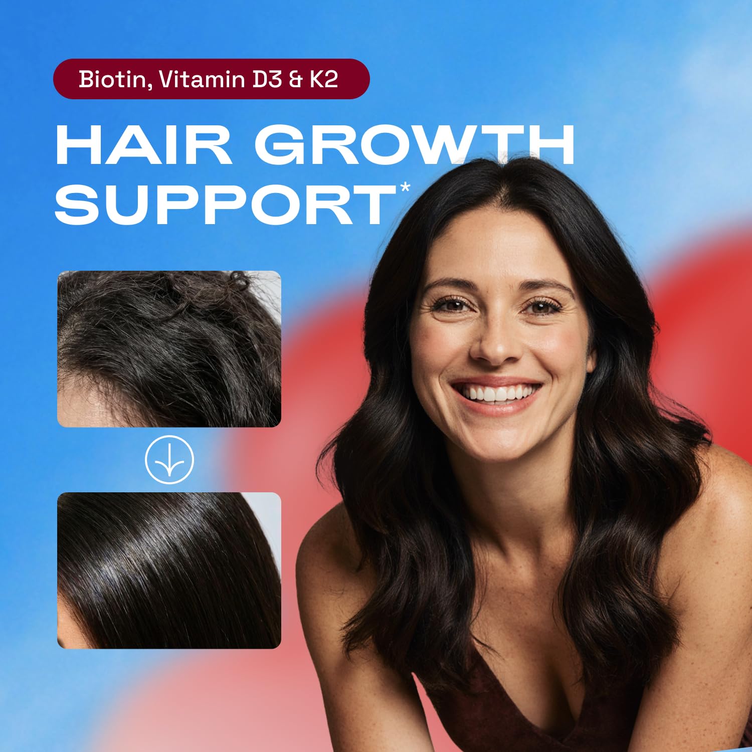 Cata-Kor Hair Skin & Nails Vitamins with Biotin packaging details