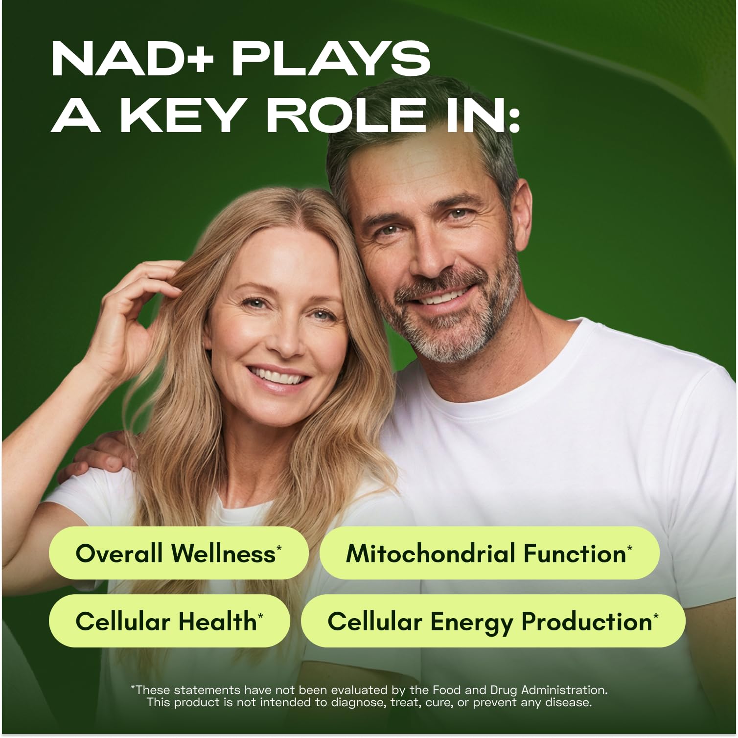 Cata-Kor Liposomal NAD+ Supplement back view with ingredient list