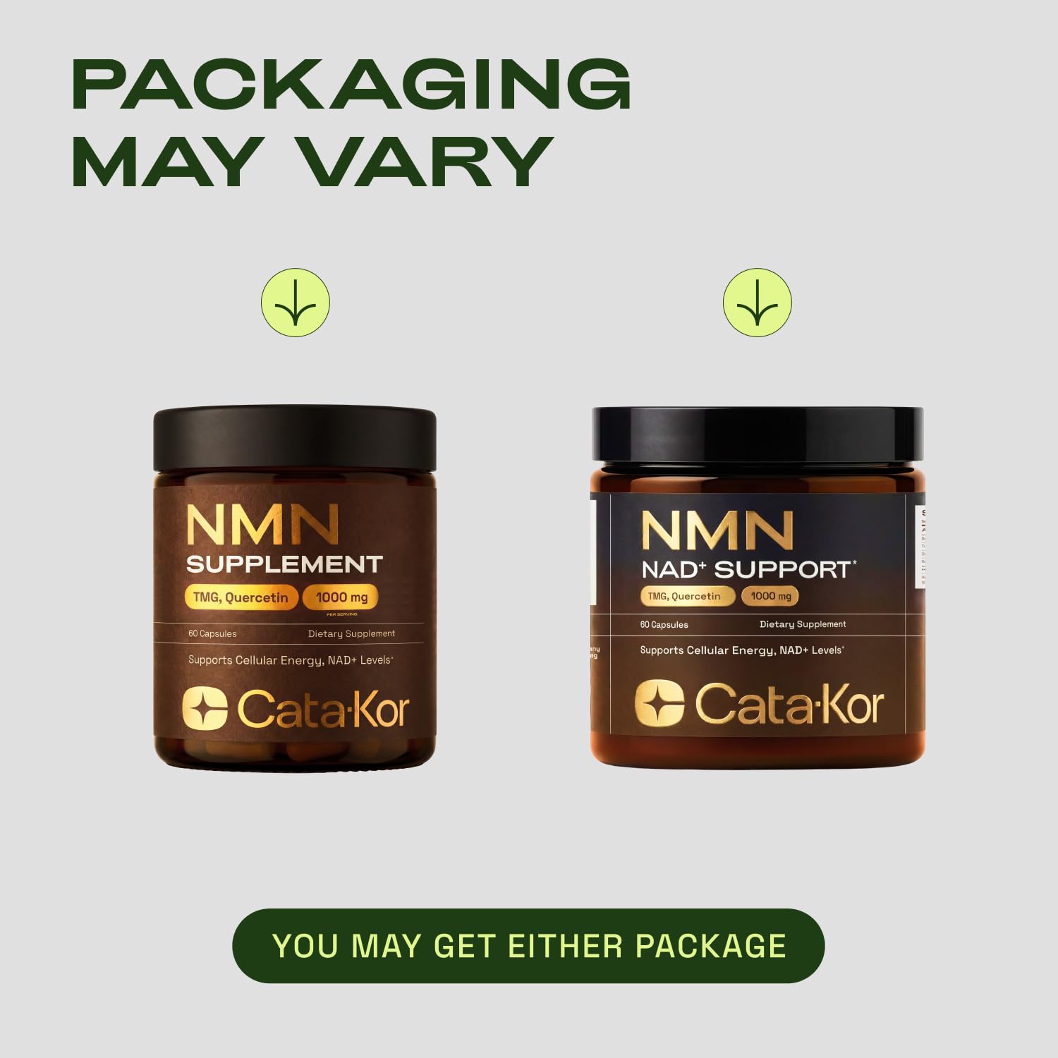 Cata-Kor NMN Supplement Complex in a wellness setting