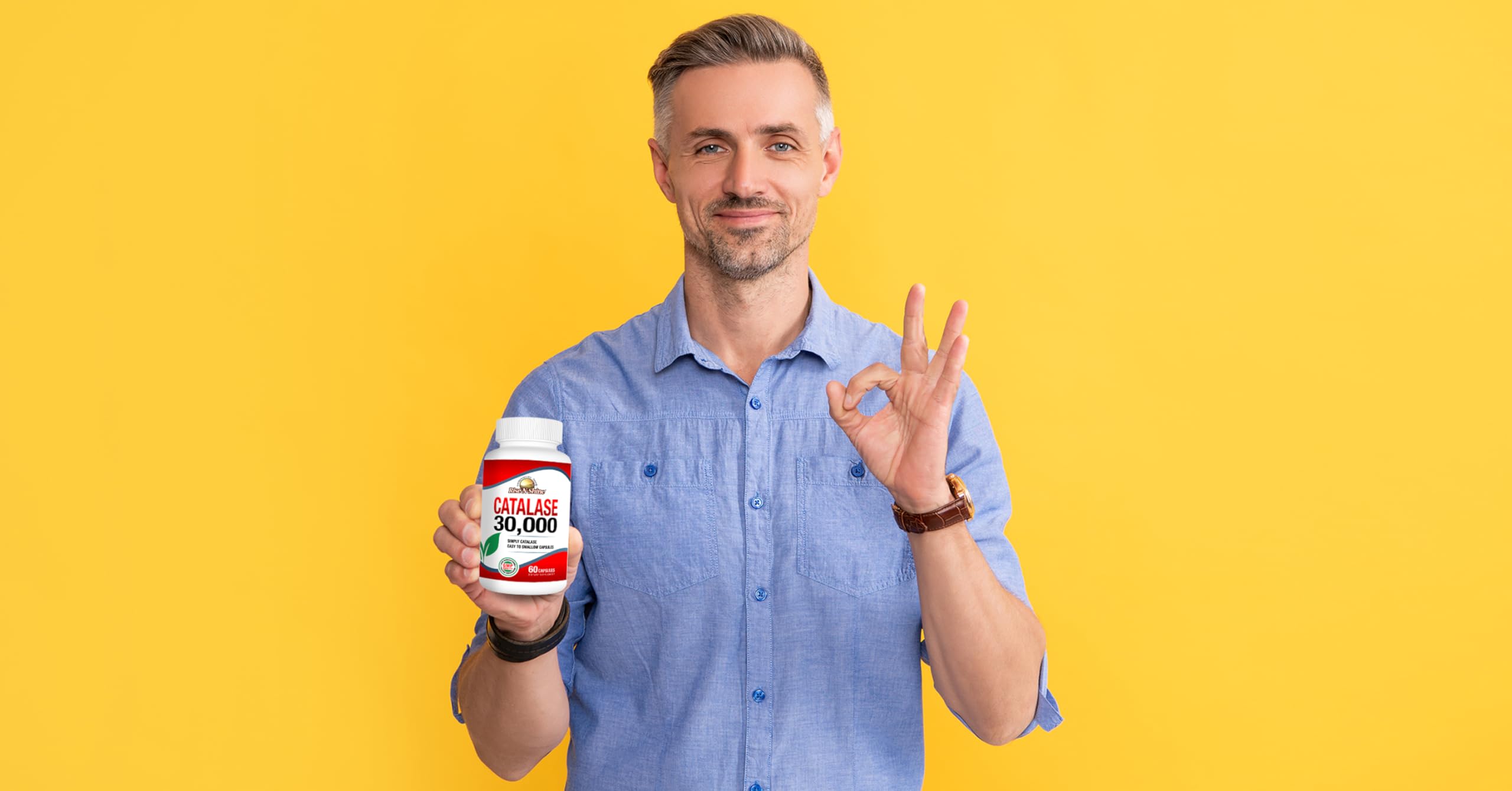 CATALASE EXTREME Multi-Enzyme Supplement 30,000 Units capsule close-up