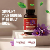 Catalyst Nutrition Saffron Extract bottle with ingredients list