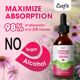 Catfit Lymphatic Drainage Drops lifestyle scene