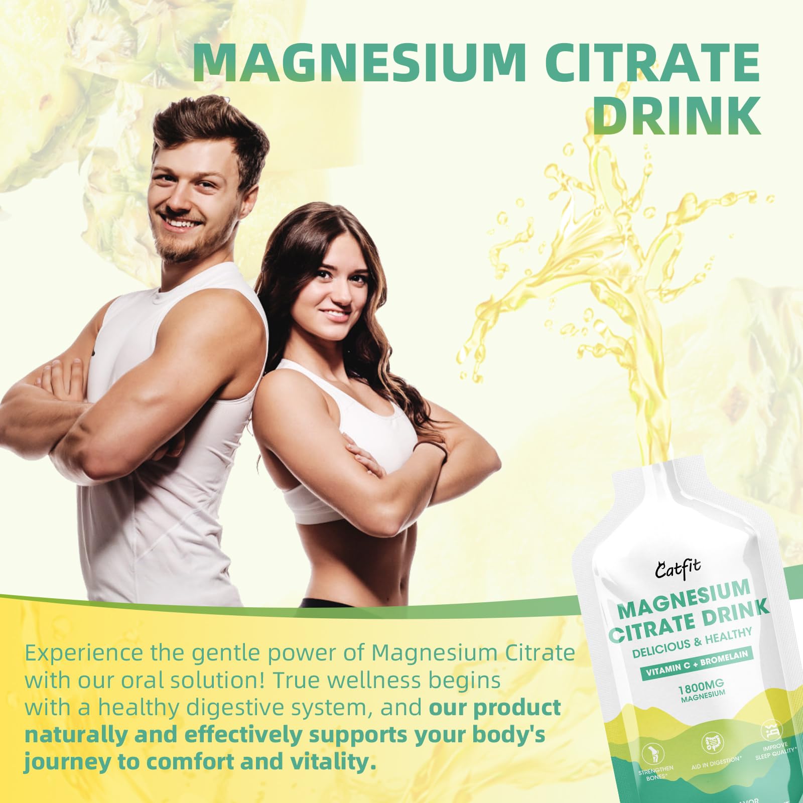 Catfit Magnesium Citrate Liquid Supplement ingredients list