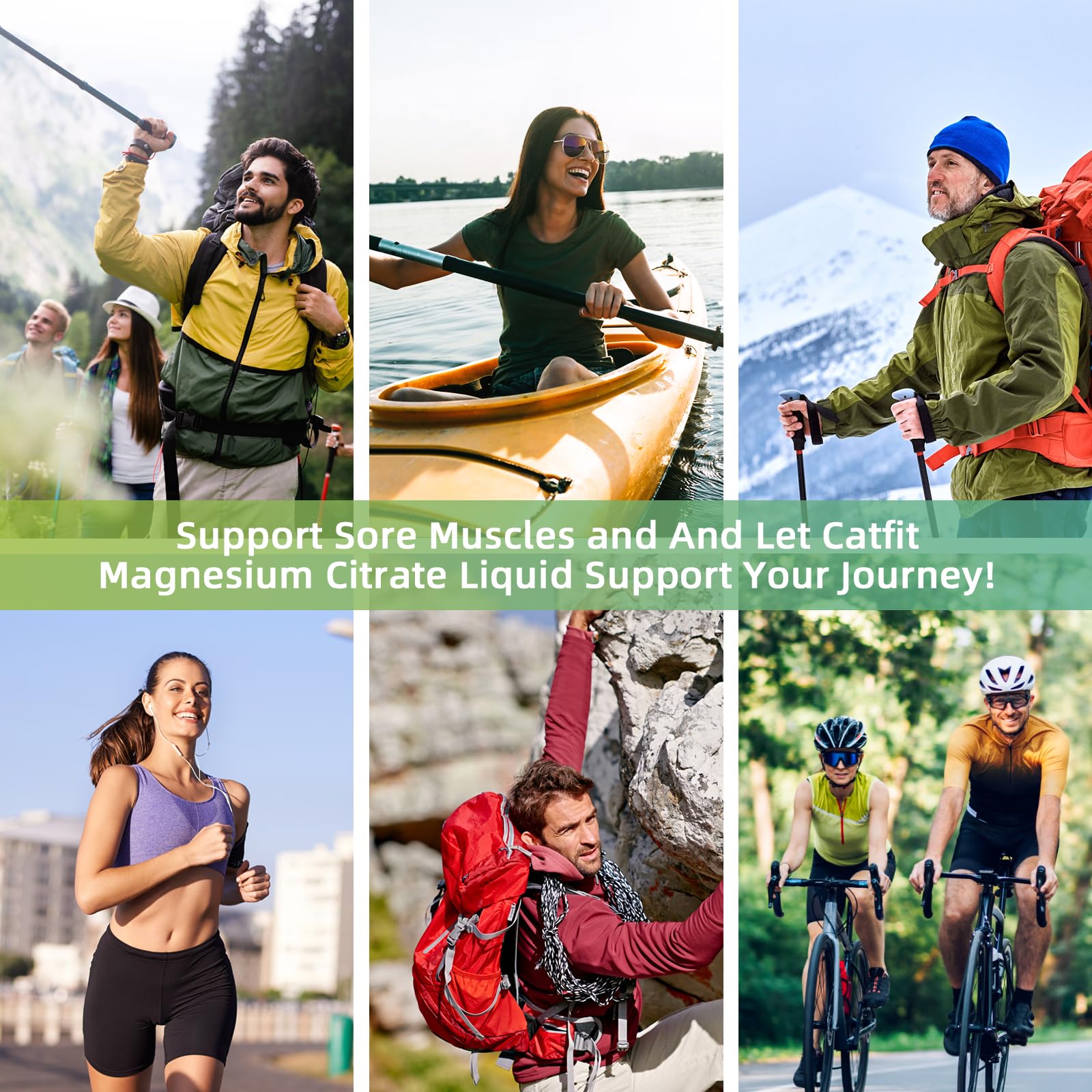 Catfit Magnesium Citrate Liquid Supplement lifestyle scene