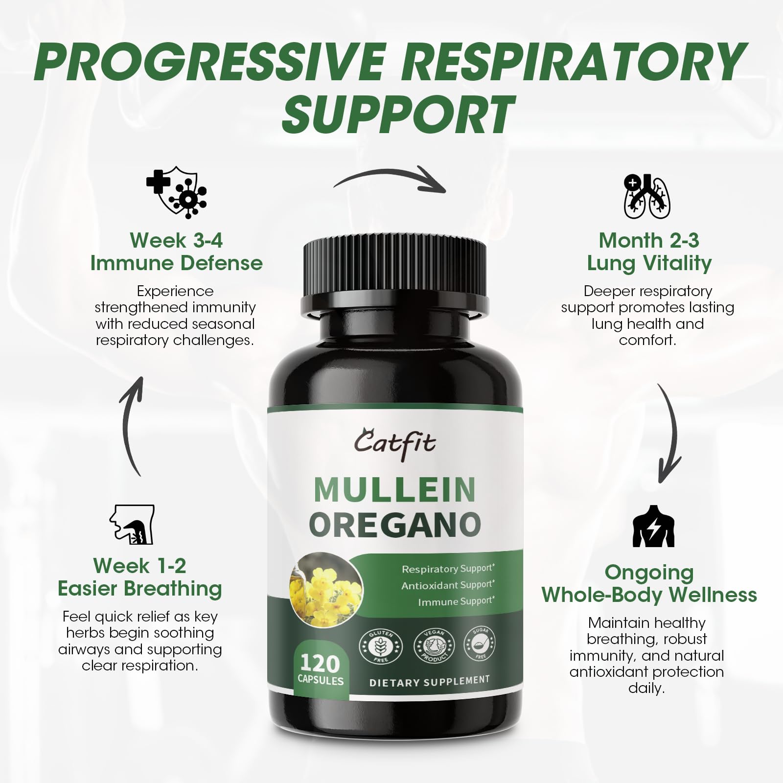 Catfit Mullein Capsules in a lifestyle setting