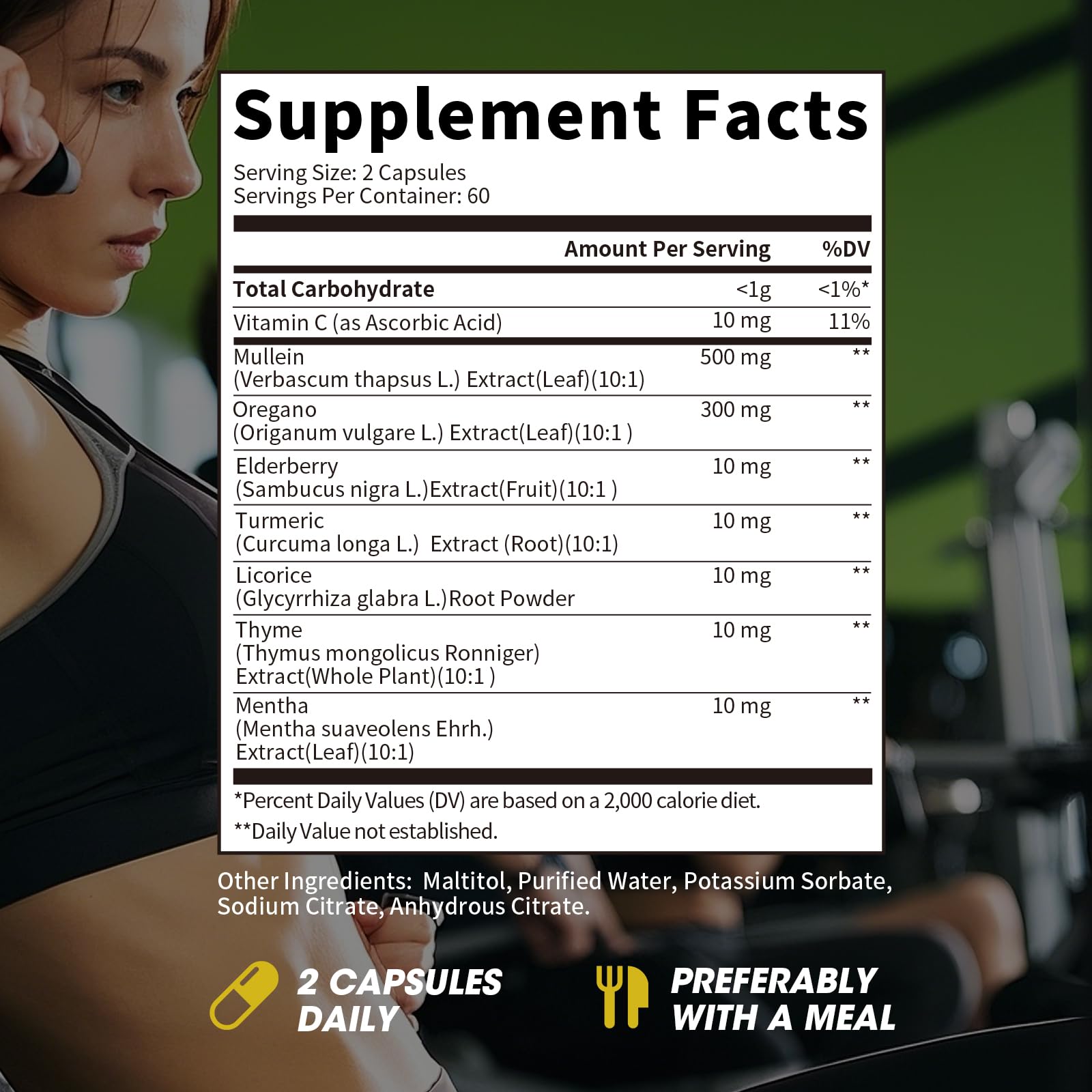 Catfit Mullein Capsules packaging details