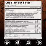 Catfit Mushroom Coffee Blend 2000mg with coffee beans
