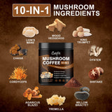 Catfit Mushroom Coffee powder in a cup