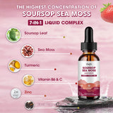 Catfit Soursop Graviola Liquid Drops packaging with tropical design