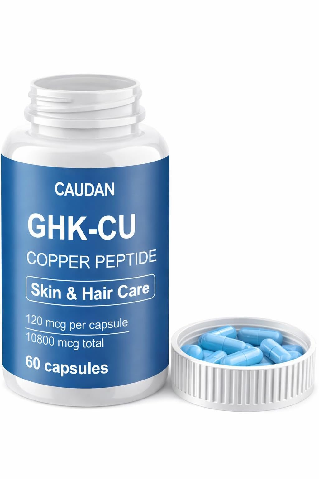 CAUDAN GHK-Cu Copper Peptide Supplement 120mcg lifestyle scene