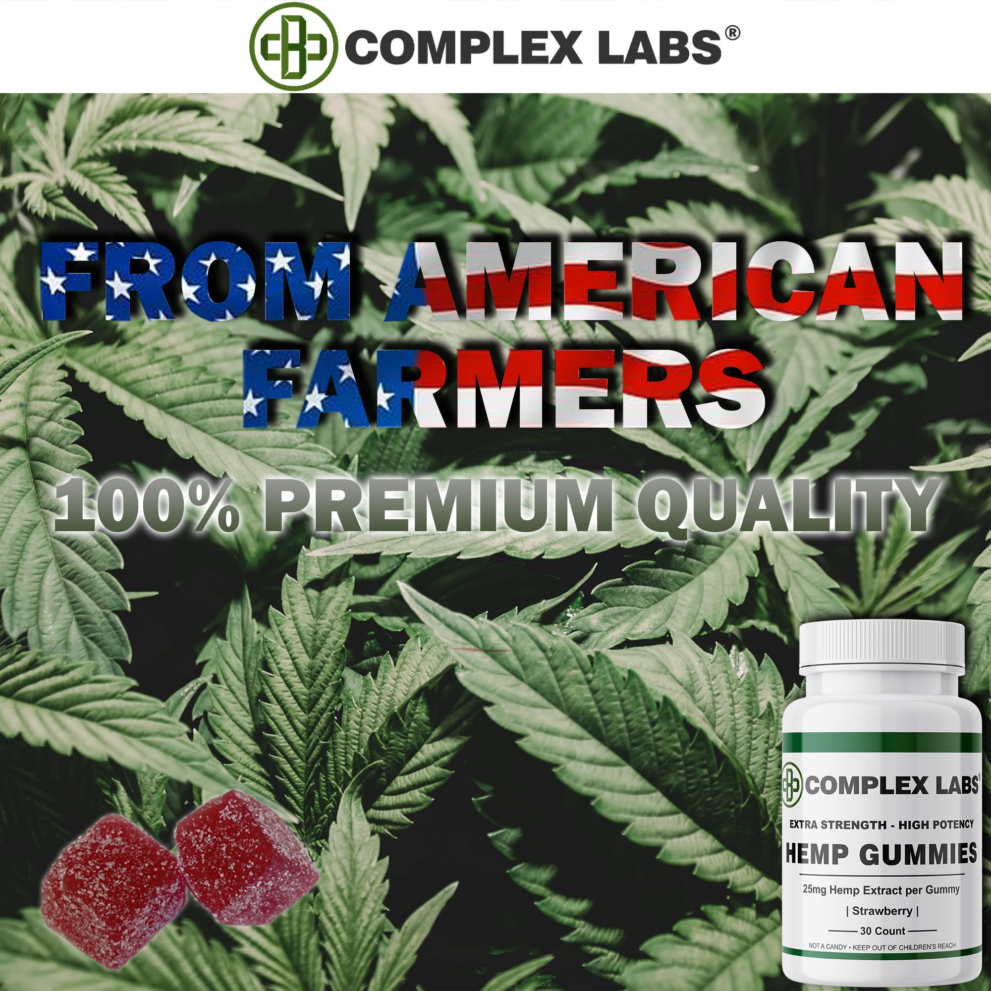 Cbdcomplex Labs Omega 3-6-9 Gummies packaging side view