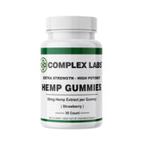 Cbdcomplex Labs Omega 3-6-9 Gummies strawberry flavour front view