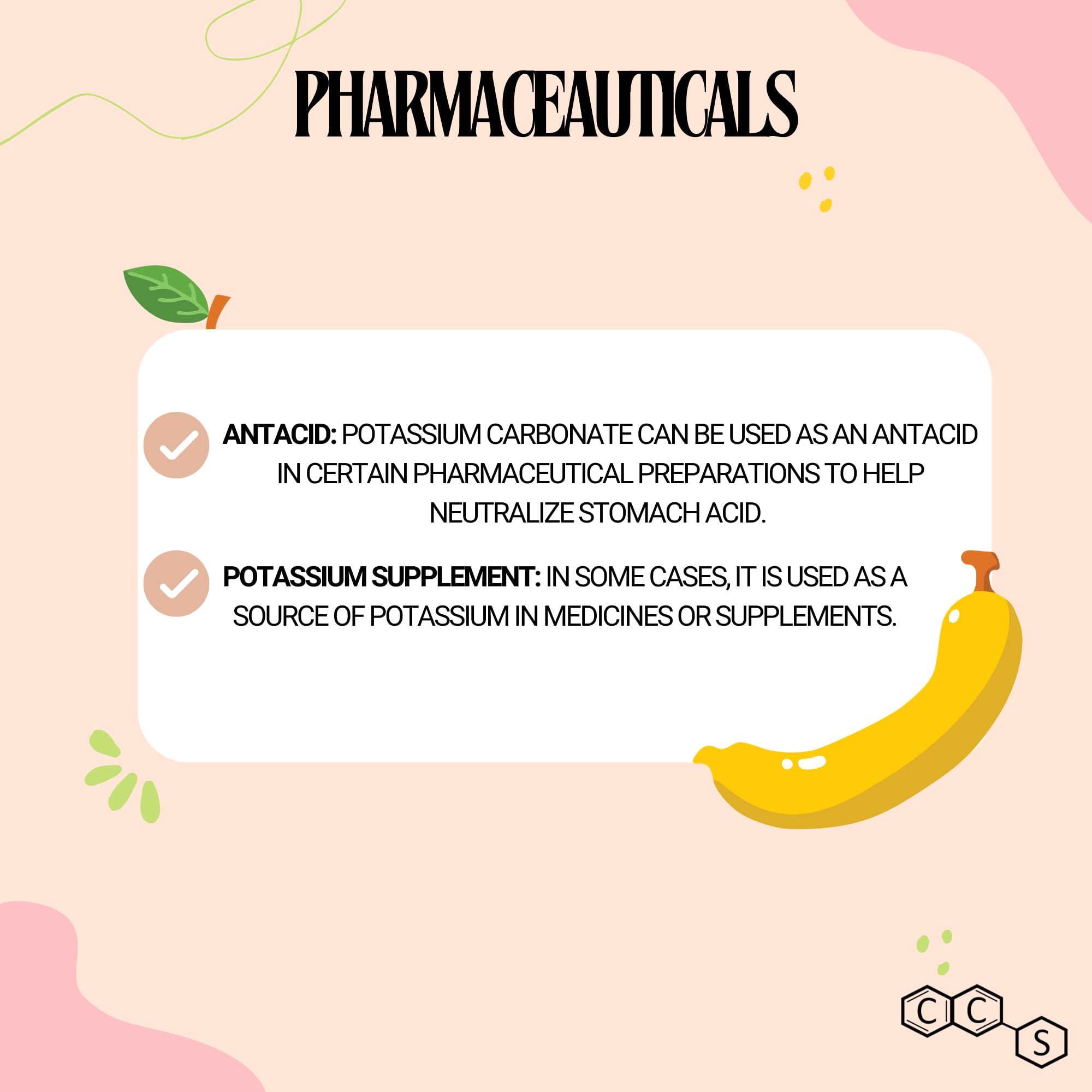 CCS Potassium Carbonate 907g back view with ingredients