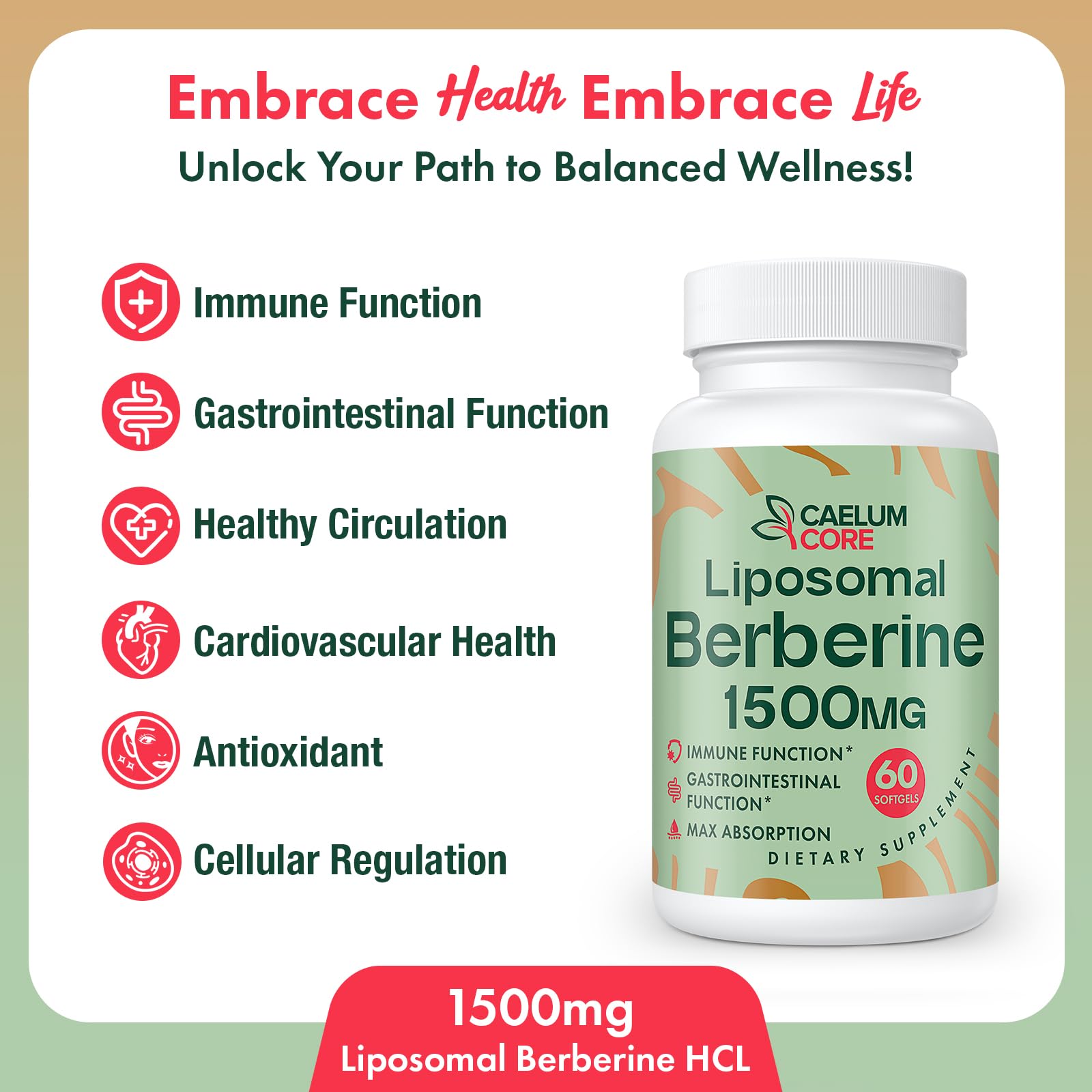 CEALMU CORE Goldenseal Supplement bottle side view