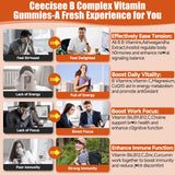 Ceecisee B-Complex Gummies ingredients list on packaging