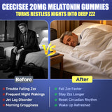 Ceecisee Melatonin Gummies 20mg close-up of gummies