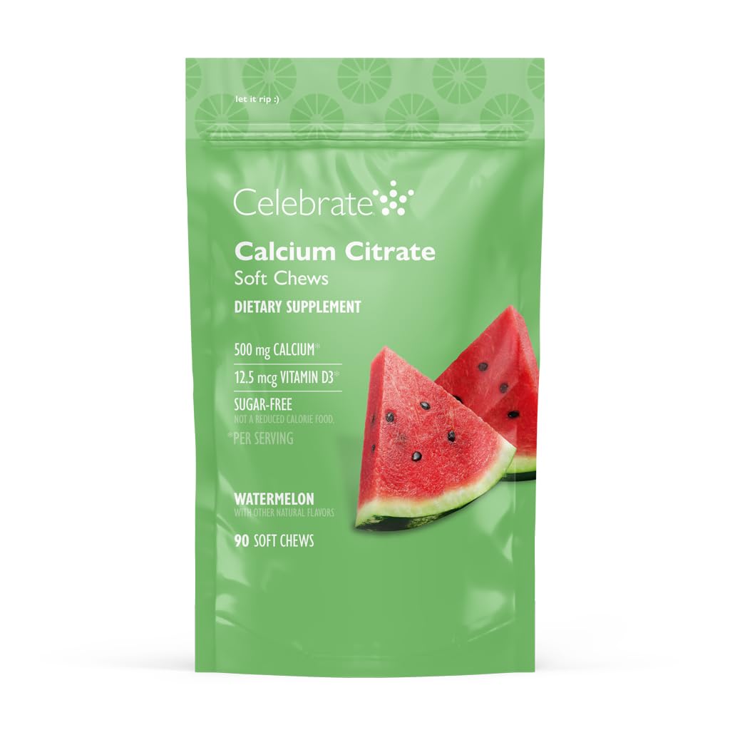 Celebrate Bariatric Calcium Citrate Chews package front view