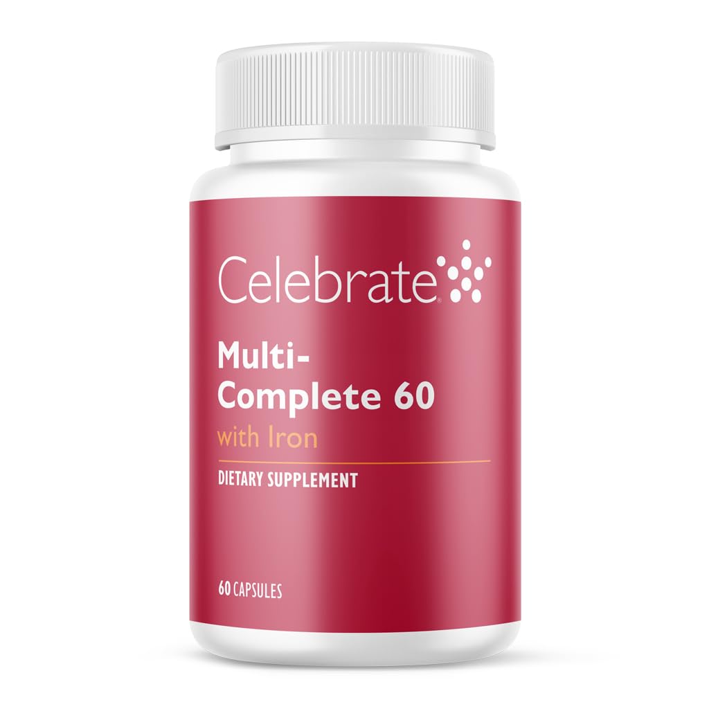 Celebrate Bariatric Iron Capsules 60mg front view