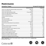 Celebrate Bariatric Multivitamin 90 Capsules bottle with label