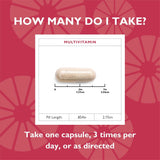 Celebrate Bariatric Multivitamin 90 Capsules on a wooden table
