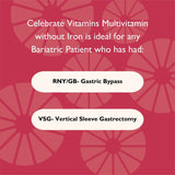 Celebrate Bariatric Multivitamin 90 Capsules with measuring spoon