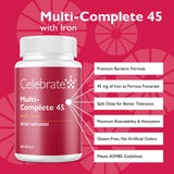 Celebrate Bariatric Multivitamin capsule close-up