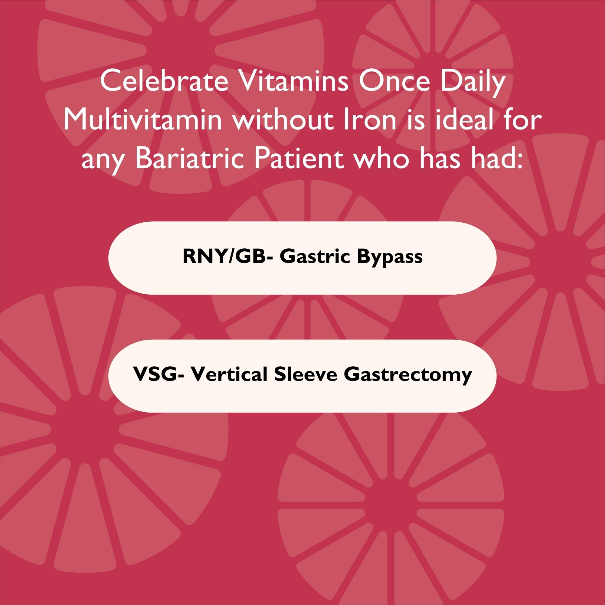 Celebrate Bariatric Multivitamin Chewables with a glass of water