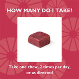 Celebrate Bariatric Multivitamin Chews close-up of a single chew