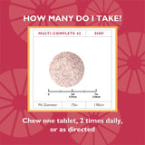 Celebrate Bariatric Multivitamin Chews opened showing individual chews