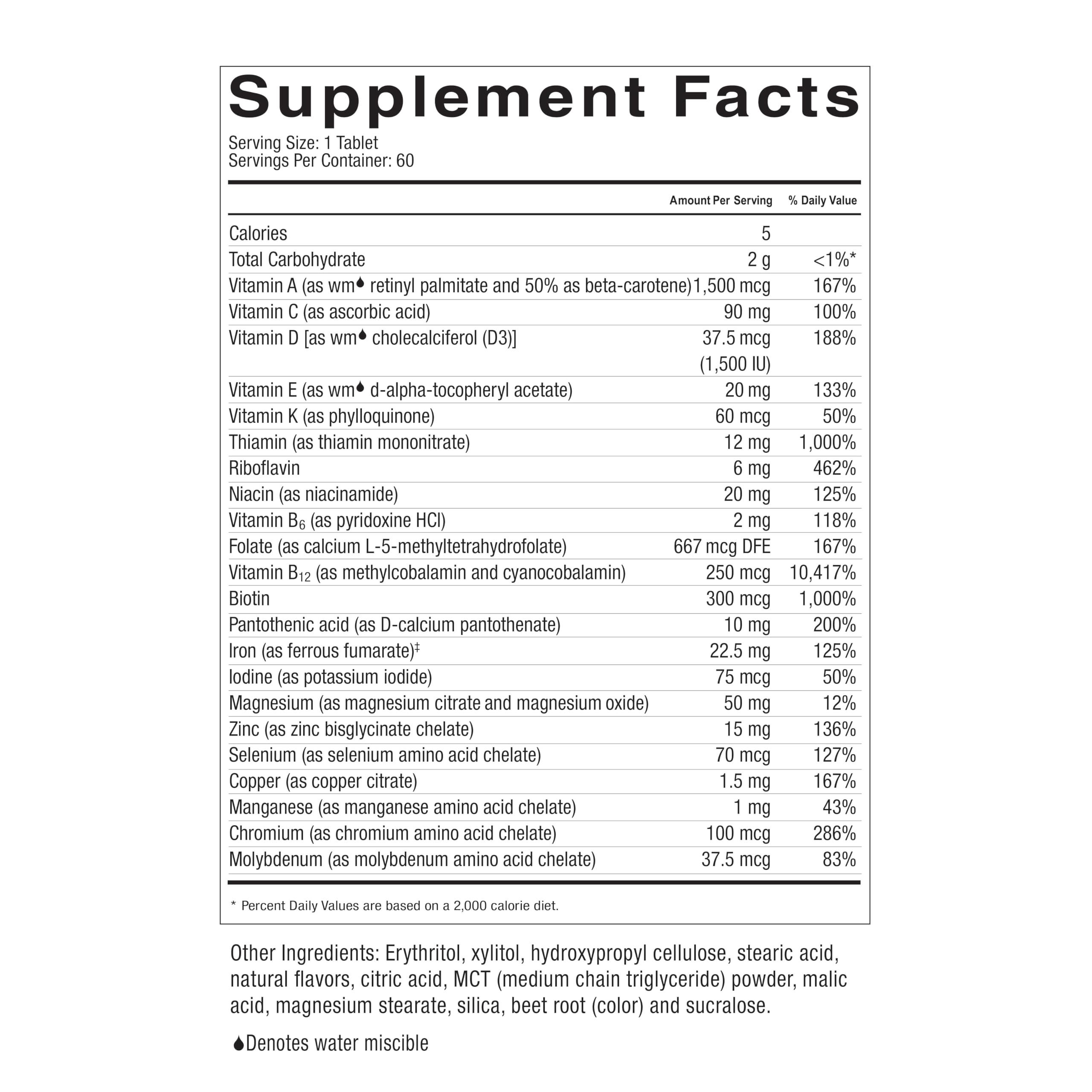 Celebrate Bariatric Multivitamin Chews with a glass of water
