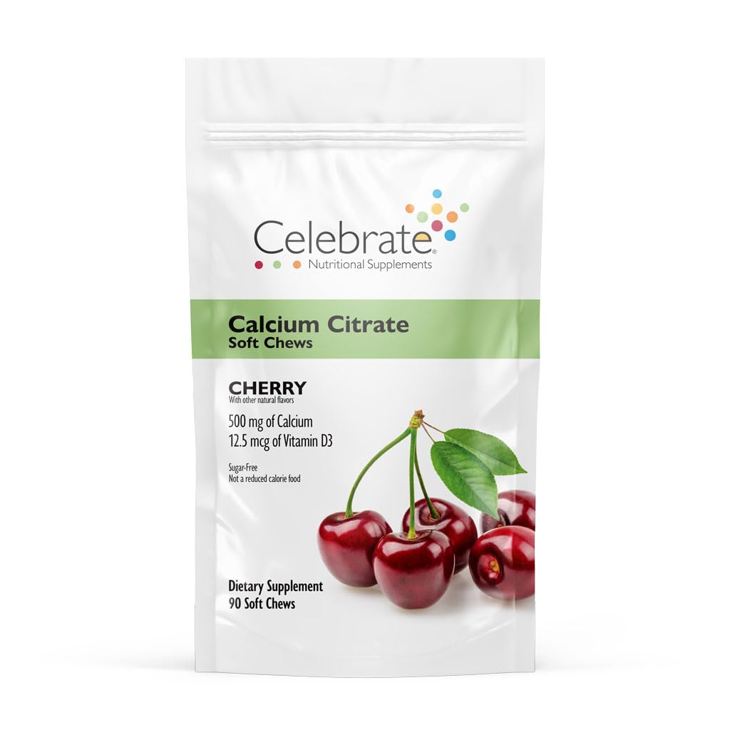 Celebrate Bariatric Supplements Calcium Citrate Chews front view packaging