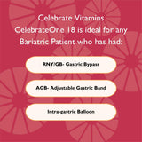 Celebrate Bariatric Supplements Multivitamins 150g tablet close-up