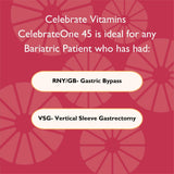 Celebrate Bariatric Supplements Multivitamins ingredients list