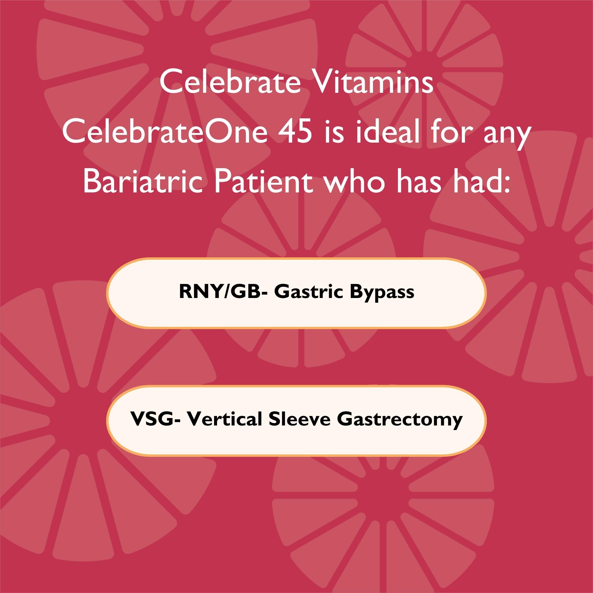 Celebrate Bariatric Supplements Multivitamins serving suggestion