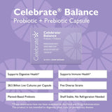 Celebrate Bariatric Supplements Probiotic + Prebiotic Capsules side view