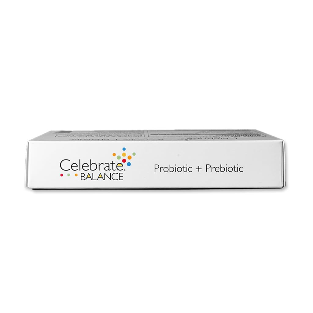 Celebrate Bariatric Supplements Probiotic + Prebiotic Capsules with a glass of water