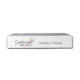 Celebrate Bariatric Supplements Probiotic + Prebiotic Capsules with a glass of water