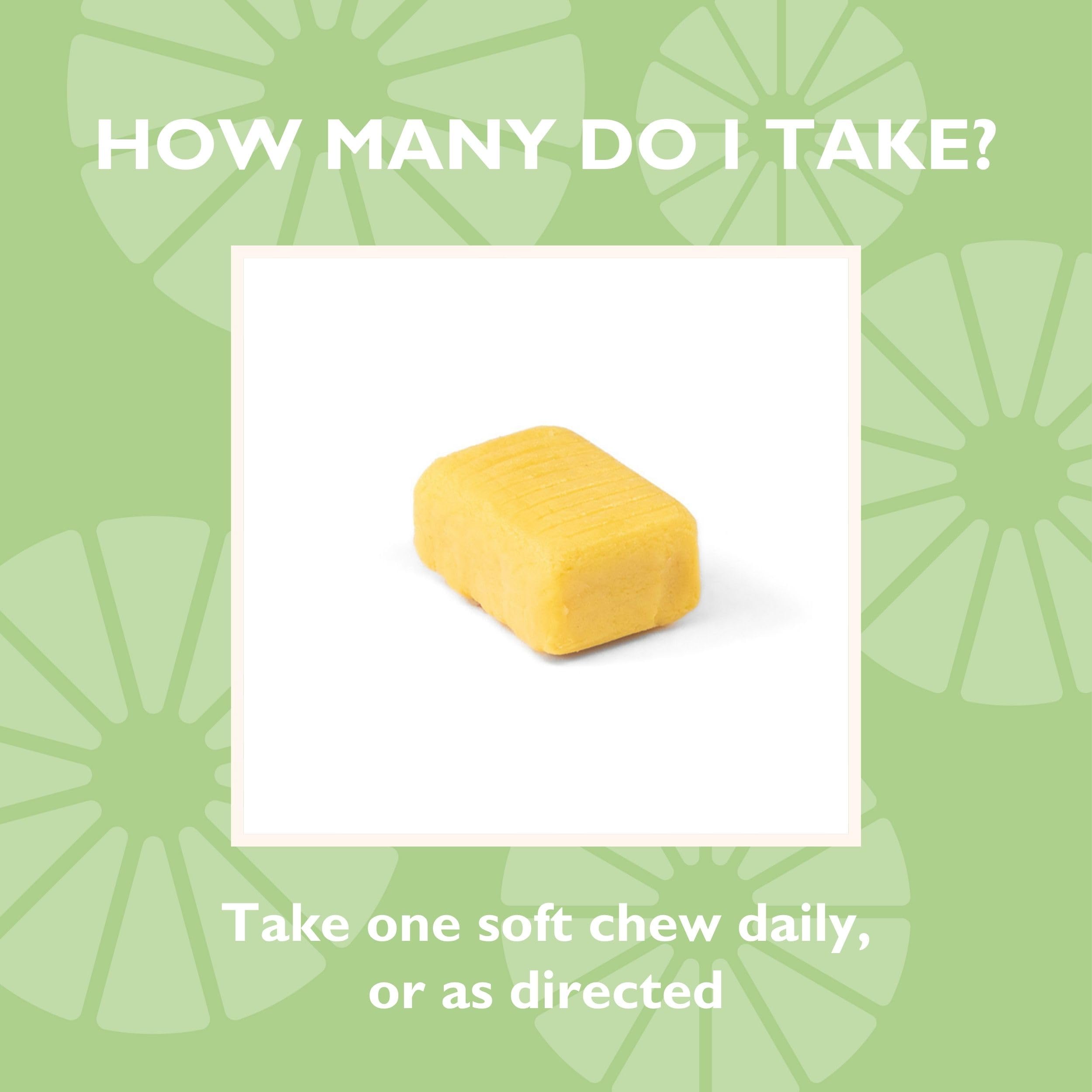 Celebrate Calcium Chews with a bowl of lemons