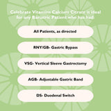 Celebrate Calcium Chews with vitamin D3 nutritional information