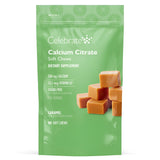 Celebrate Calcium Citrate Chews caramel flavour front view