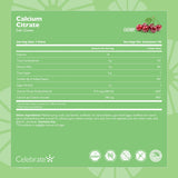 Celebrate Calcium Citrate Chews with Vitamin D3 side view