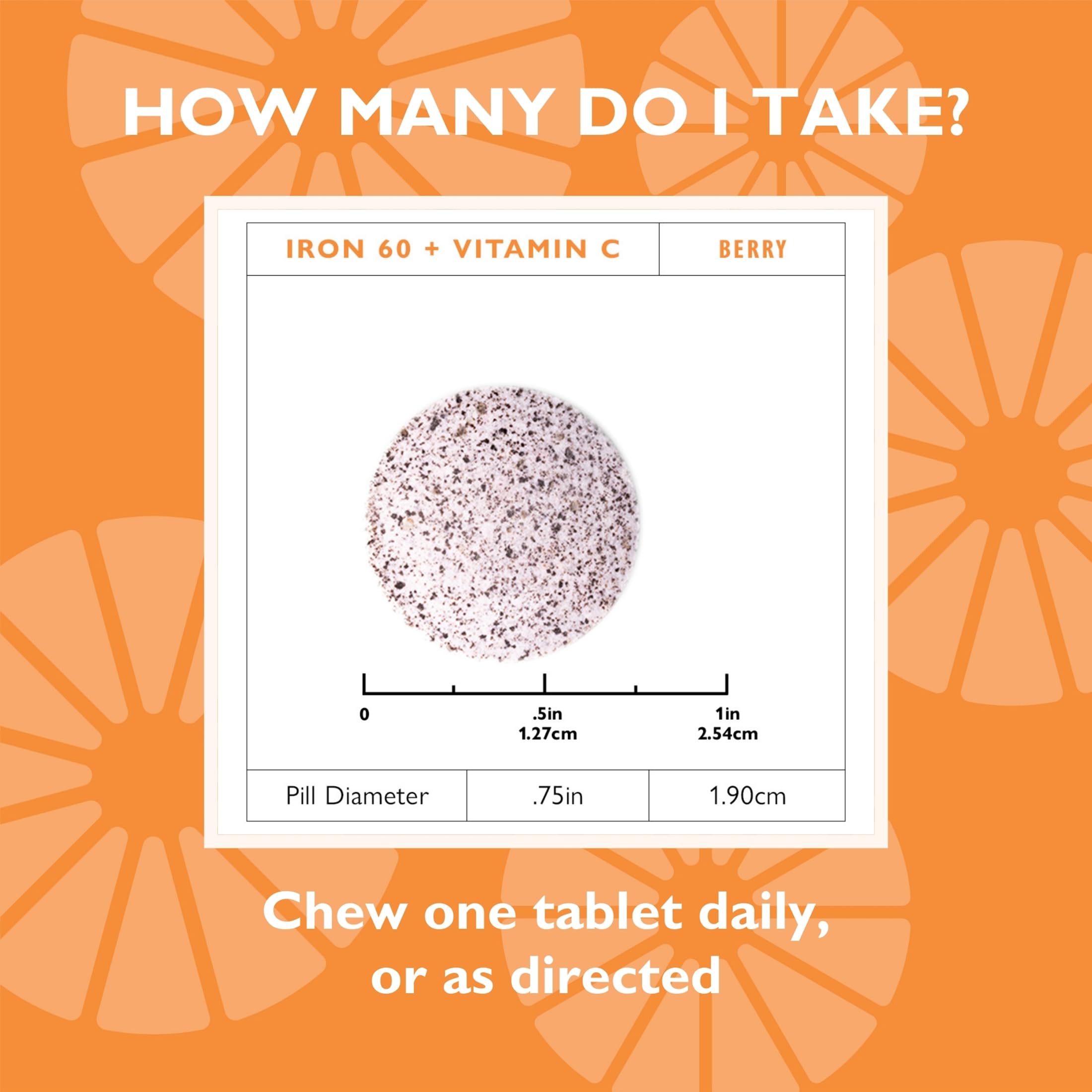 Celebrate Iron Chewable Tablets with Vitamin C highlighted